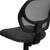Flash Furniture WA-3074-GY-GG 250 Lb. Gray Fabric Nylon Arms Swivel Task/Computer Chair