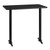 Flash Furniture XU-BLKTB-3042-T0522B-GG Black Rectangular Laminate Top PVC T-Mold Edge Table
