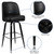 Flash Furniture XU-F-125-GG Bar Stool Metal Barstool With Swivel Bucket Seat