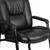 Flash Furniture GO-2138-GG 29" W x 31" D x 41.75" H Black Contoured Cushions Hercules Series Big & Tall Executive Side Chair