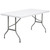 Flash Furniture DAD-YCZ-152-GG 330 Lbs. Granite White Plastic Table Top Rectangular Folding Table