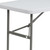 Flash Furniture DAD-YCZ-122-2-GG 48 1/4" W x 24" D x 29" H Rectangle Molded Plastic Folding Table