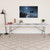 Flash Furniture RB-3096-GG 661 Lbs. Granite White Plastic Top Rectangular Folding Table