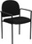 Flash Furniture BT-516-1-BK-GG 23.75" W x 23.5" D x 33.25" H Black Contoured Cushions Stacking Side Reception Chair