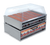 Nemco 8075 75 Hot Dogs Capacity Aluminum and Stainless Steel Roll-A-Grill Hot Dog Grill - 120 Volts