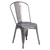 JMC Furniture HUDSON SERIES CHAIR 14.25" W x 33" H Clear Coat Finish All Metal Frame Hudson Series Chair