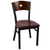 JMC Furniture LIBERTY SERIES CHAIR WOOD 17.5" W x 33.5" H Wood Seat Metal Frame Liberty Series Side Chair