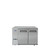 Atosa MBB48GR 48" W Stainless Steel 2-Section Solid Door Back Bar Cooler - 115 Volts