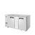 Atosa MBB69GR 68" W Stainless Steel 2-Section Solid Door Back Bar Cooler - 115 Volts
