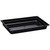 Cambro 12HP110 2 1/2" Deep Black Plastic Full Size H-Pan High Heat Food Pan - 6/Case
