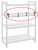 Cambro CBR54S151 50.25" W x 3" D x 2.75" H Soft Gray Polypropylene Camshelving Basic Plus End Shelf Rail Kit