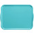 Cambro 1520H518 15" x 20" Robin Egg Blue Reinforced Fiberglass Rectangular Camtray with Handles - 12/Case