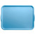 Cambro 1520H518 15" x 20" Robin Egg Blue Reinforced Fiberglass Rectangular Camtray with Handles - 12/Case