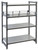 Cambro CBR2442151 24"W x 42"L x 4.25"H Soft Gray Polypropylene Camshelving Basic Plus Full Shelf Rail Kit
