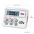 CDN TM8 Dual Function Sliding Mode Switch Pocket Clip Food-Safe ABS Plastic Multi-Task Timer and Clock