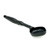 Vollrath 5292920 4 Oz. Black One-Piece Ergonomic Handle Nylon Oval Perforated Spoodle