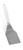 Vollrath 4808715 6"L x 3"W 13 1/2" Solid Beveled Ergonomic High-Temperature Nylon Handle Heavy-Duty Stainless Steel Turner with Ergo Grip White Handle