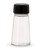 Vollrath 313-06 3 Oz. 4-5/8"H Polycarbonate Paneled Jar Plastic Black Flat Top Dripcut Cafe Color Collection Salt & Pepper Shaker