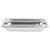 Vollrath 90352 2.1 Qt. Stainless Steel 2" Deep 22 Gauge Top Flange Corners with Concave Indentation Super Pan 3 1/3 GN Food Pan