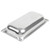 Vollrath 90352 2.1 Qt. Stainless Steel 2" Deep 22 Gauge Top Flange Corners with Concave Indentation Super Pan 3 1/3 GN Food Pan