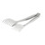 Vollrath 46988 9" Stainless Mirror Polished Outside Satin Inside Imported Spaghetti Tongs