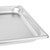 Vollrath 90112 3.6 Qt. Stainless Steel Standard 1 1/2" Deep 22 Gauge Top Flange Corners with Concave Indentation Super Pan 3 2/3 GN Food Pan