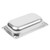Vollrath 90452 1.6 Qt. Stainless Steel 2" Deep 22 Gauge Top Flange Corners with Concave Indentation Super Pan 3 1/4 GN Food Pan