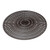 Vollrath 1620-01 14.5" Dia. Thermoplastic Rubber Chocolate Brown Round Tray-Mate Tray Mat
