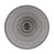 Vollrath 1620-01 14.5" Dia. Thermoplastic Rubber Chocolate Brown Round Tray-Mate Tray Mat