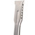 Vollrath 4791660 16" Ivory Ergonomic Antimicrobial Kool Touch Handle Gripper Teeth Flattened Ends Springless Stainless Steel One-Piece VersaGrip Tongs
