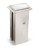 Vollrath 6525-28 500 Napkins Chrome Faceplate Stainless Steel Housing In-Counter Napkin Dispenser