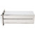 Vollrath 6525-28 500 Napkins Chrome Faceplate Stainless Steel Housing In-Counter Napkin Dispenser