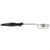 Vollrath 6432520 5 Oz. Stainless Steel Nylon Handle Coded Black Heavy Duty Perforated Round Bowl Spoodle