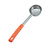 Vollrath 62180 8 Oz. Perforated Stainless Color Coded with Orange Grip 'N Serv Black Plastic Handle Spoodle