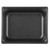 Vollrath 90227 4 Qt. Stainless Steel with Black SteelCoat X3 Standard 2 1/2" Deep 22 Gauge Top Flange Corners with Concave Indentation Super Pan 3 1/2 GN Food Pan