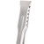 Vollrath 4791260 12" Ivory Ergonomic Antimicrobial Kool Touch Handle Gripper Teeth Flattened Ends Springless Stainless Steel One-Piece VersaGrip Tongs