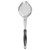 Vollrath 6422820 8 Oz. Stainless Steel Nylon Handle Coded Black Heavy Duty Perforated Oval Bowl Spoodle