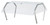 Vollrath 38062 32"W x 35 3/8"D x 23-1/2"H Fits All 2-Pan ServeWell Buffet Breath Guard