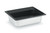 Vollrath 90247 6.3 Qt. Stainless Steel with Black SteelCoatX3 Anti-Jamming Standard 4" Deep 22 Gauge Top Flange Corners with Concave Indentation Super Pan 3 1/2 GN Food Pan