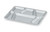 Vollrath 47252 15 1/2" x 11-5/8" x 3/4" Stainless Imported Six Compartment Mess Tray with Lugs