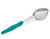 Vollrath 6422655 6 Oz. Stainless Steel Nylon Handle Coded Teal Heavy Duty Perforated Oval Bowl Spoodle