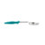 Vollrath 6422655 6 Oz. Stainless Steel Nylon Handle Coded Teal Heavy Duty Perforated Oval Bowl Spoodle
