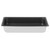 Vollrath 90047 14.2 Qt. Stainless Steel With Black SteelCoatX3 4" Deep 22 Gauge Anti-Jamming Ramped Sides Top Flange Corners with Concave Indentation Super Pan 3 1/1 GN Food Pan