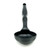 Vollrath 5292820 4 Oz. Black One-Piece Ergonomic Handle Nylon Oval Solid Spoodle