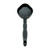 Vollrath 5292820 4 Oz. Black One-Piece Ergonomic Handle Nylon Oval Solid Spoodle