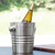 Vollrath 46616 2.1 Quart Heavy Gauge Stainless Steel Satin Finish Imported Double Wall Insulated Champagne and Wine Bucket
