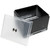Vollrath 3802-06 500 Capacity Black Bulk Double-Sided Metal Housing with Plastic Lid & Dispensing Bars Straw Boss Dispenser
