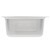 Vollrath 90263 Stainless Steel with Black SteelCoatX3 Anti-Jamming Perforated Standard 6" Deep 22 Gauge Top Flange Corners with Concave Indentation Super Pan 3 1/2 GN Food Pan