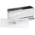 Vollrath 3820-28 250 Capacity Stainless Steel Bulk Single-Sided Metal Housing with Plastic Lid & Dispensing Bars Straw Boss Dispenser