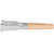 Vollrath 4790960 9 1/2" Ivory Ergonomic Antimicrobial Kool Touch Handle Gripper Teeth Flattened Ends Springless Stainless Steel One-Piece VersaGrip Tongs